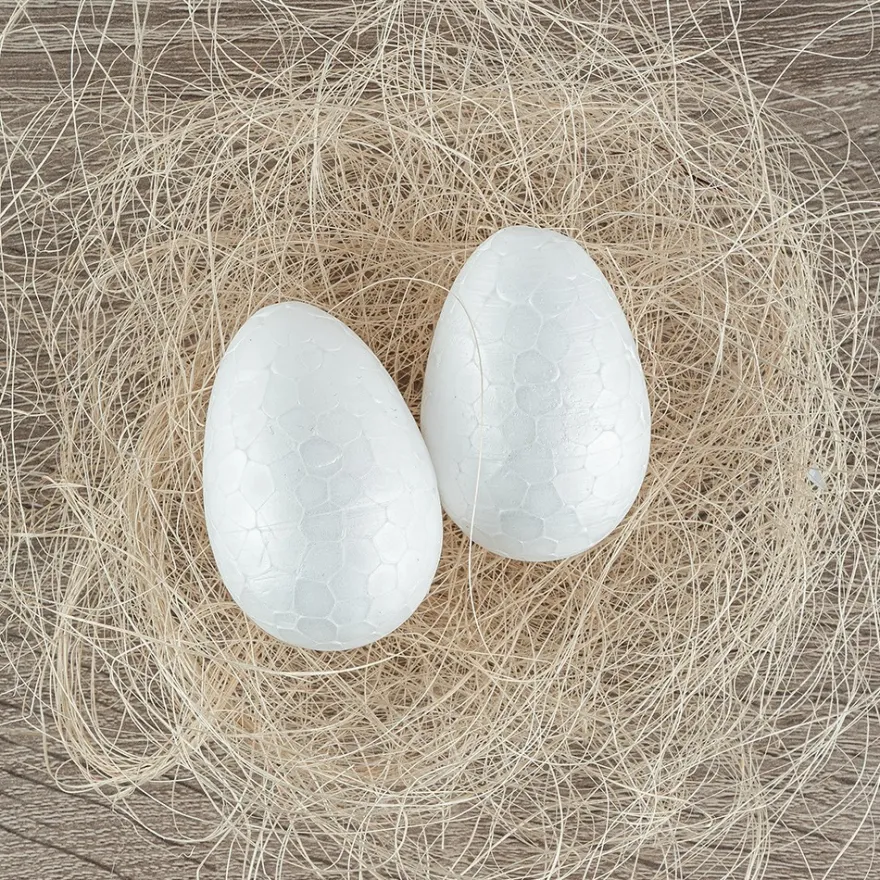 Styroporeier, 5cm, 12 Stück