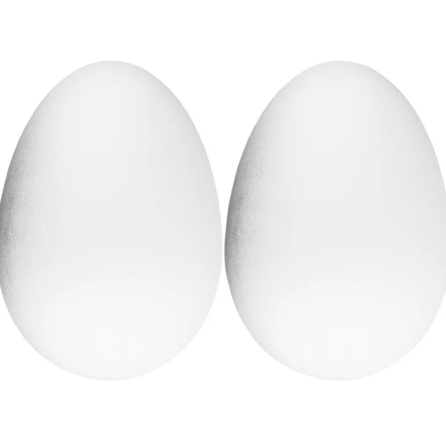 Styropor-Eier, 2-teilig, Ø 21cm, 30cm hoch, 2 Stück