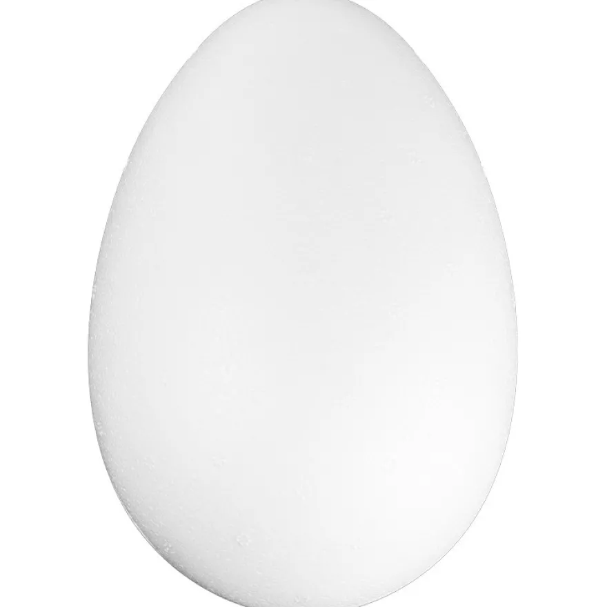 Styropor-Ei, 2-teilig, 16 cm hoch, Ø 11 cm