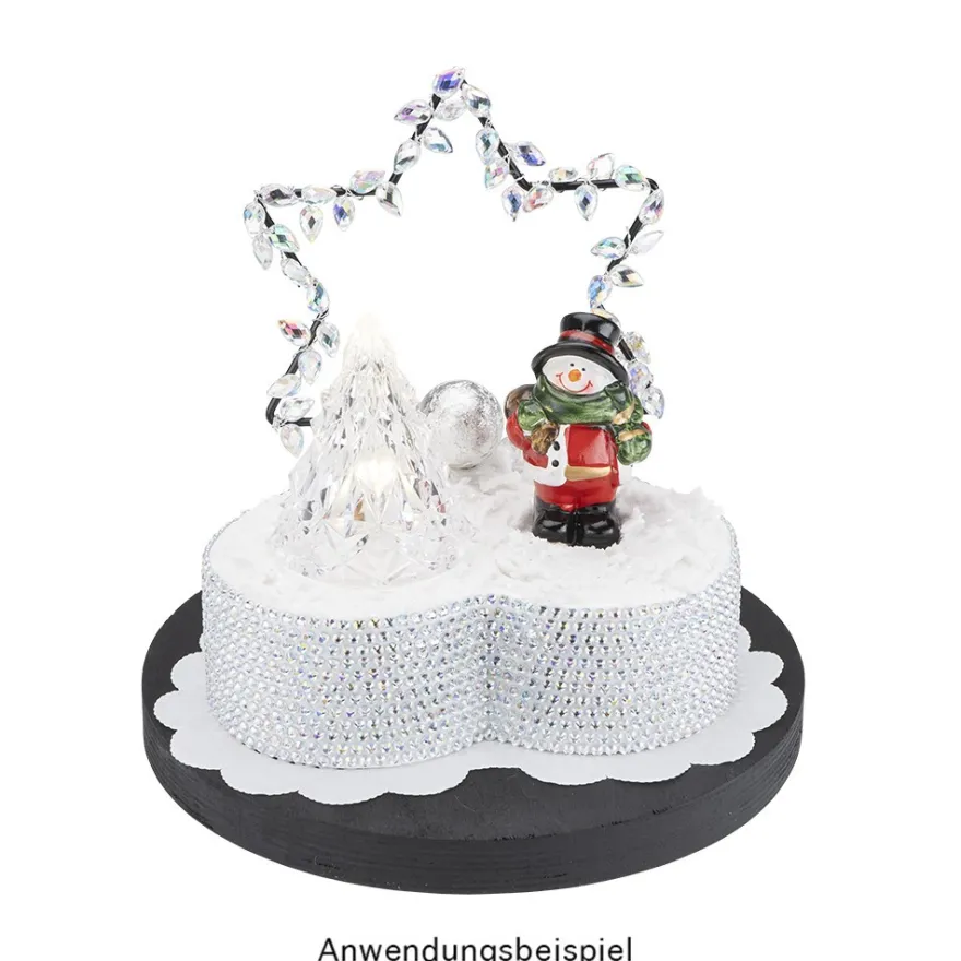 Styropor-Torte, 3 Styropor-Podeste in Herzform