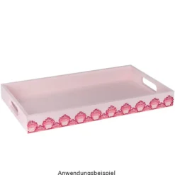 Tabletts, Holz, rechteckig, verschiedene Größen, 3 Stück