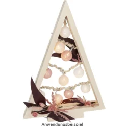 Tannen-Podeste & -Aufsteller, Rohlinge aus Holz, 10cm bis 39cm hoch, 4 Stück