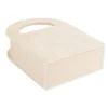 Tasche, Holz, 9,5cm x 4cm x 13,4cm, zum Aufstellen