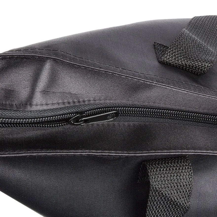 Tasche "Melina", Satin, 55cm x 31cm x 15cm, schwarz