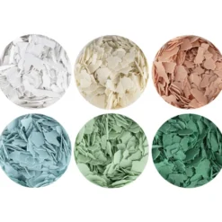Terrazzo-Flocken, Farbsortierung 1, 1mm-3mm, 10g je Dose, verschiedene Farben, 6 Stück