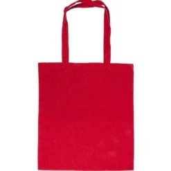 Textil-Tasche, 38cm x 42cm, mit zwei Lang-Henkeln, rot