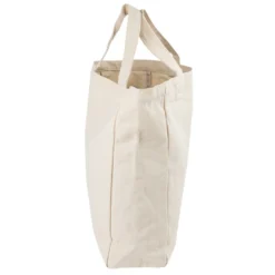 Textil-Tasche, 27cm x 32cm x 10cm, mit kurzen Tragehenkeln, natur