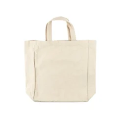 Textil-Tasche, 27cm x 32cm x 10cm, mit kurzen Tragehenkeln, natur