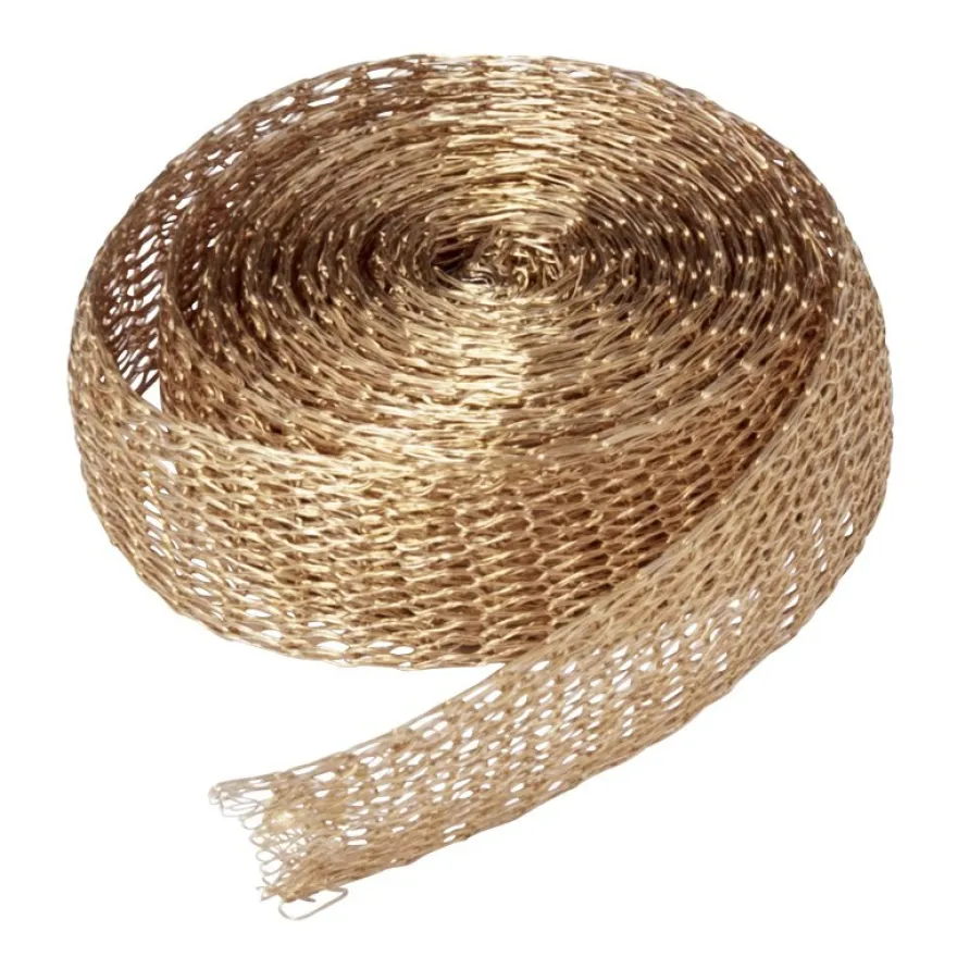 Titan-Mesh Collier-Band, 1cm x 1m, kupfer