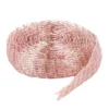 Titan-Mesh Collier-Band, 1cm x 1m, lachs/rosa meliert