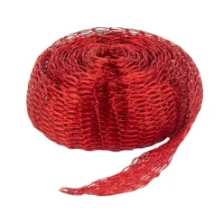 Titan-Mesh Collier-Band, 1cm x 1m, rot