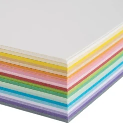 Tonkarton, DIN A4, 220g/m², pastell, verschiedene Farben, 100 Bogen