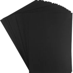 Tonkarton, DIN A4, 300g/m², schwarz, 50 Bogen