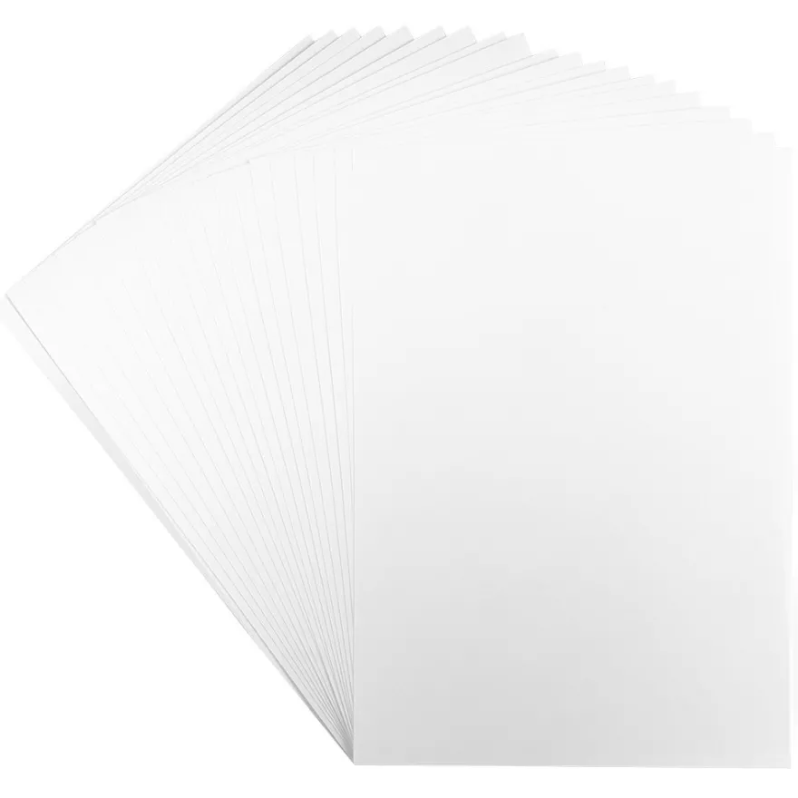 Tonkarton, DIN A4, 300g/m², weiß, 20 Bogen