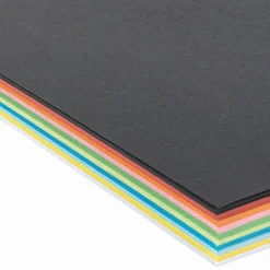 Tonpapier, DIN A4, 150 g/m², 10 verschiedene Farben, 100 Bogen