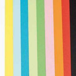 Tonpapier, DIN A4, 150 g/m², 10 verschiedene Farben, 100 Bogen