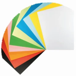 Tonpapier, DIN A4, 150 g/m², 10 verschiedene Farben, 100 Bogen