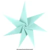 Transparentpapier-Aufleger, mit Büttenrand, 14cm x 14cm, 130g/m², mint, 20 Blatt