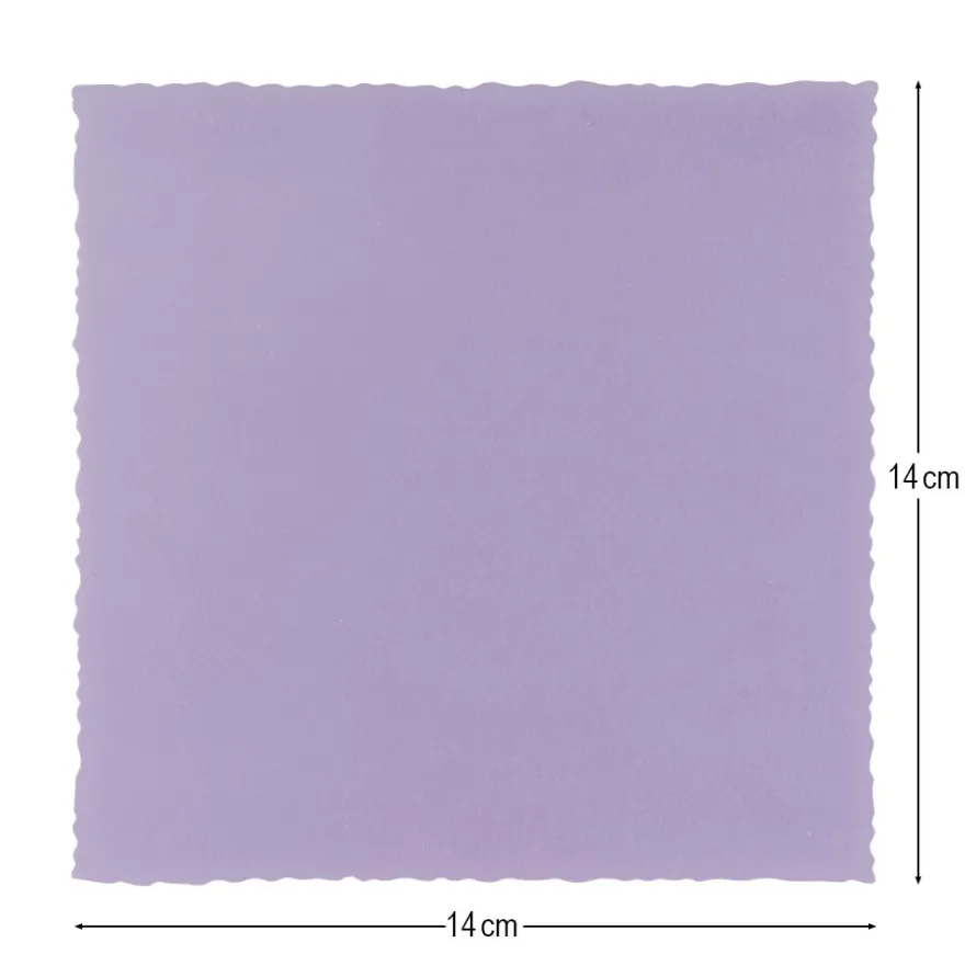 Transparentpapier-Aufleger, mit Büttenrand, 14cm x 14cm, 130g/m², violett, 20 Blatt