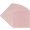 Transparentpapier-Aufleger, mit Büttenrand, 14cm x 14cm, 130g/m², altrosa, 20 Blatt