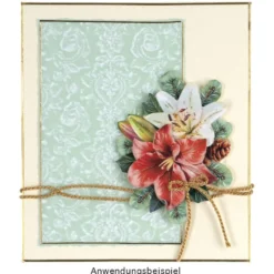 Transparentpapier-Aufleger, mit Büttenrand, 8cm x 13cm, 130g/m², mint, 20 Blatt