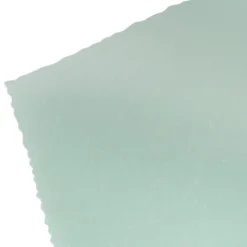 Transparentpapier-Aufleger, mit Büttenrand, 9cm x 14cm, 130g/m², mint, 20 Blatt