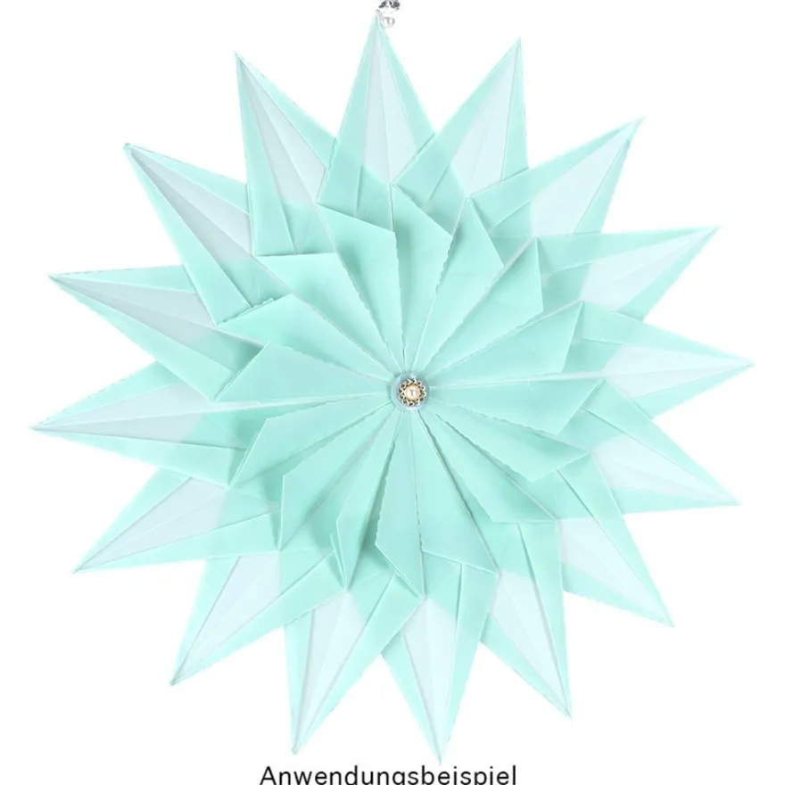 Transparentpapier-Aufleger, mit Büttenrand, 9cm x 14cm, 130g/m², mint, 20 Blatt