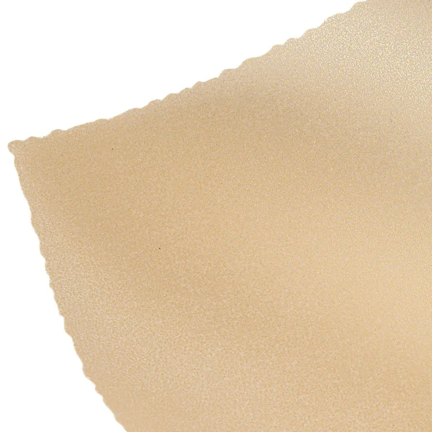 Transparentpapier-Aufleger, mit Büttenrand, 14cm x 14cm, 100g/m², gold, 20 Blatt