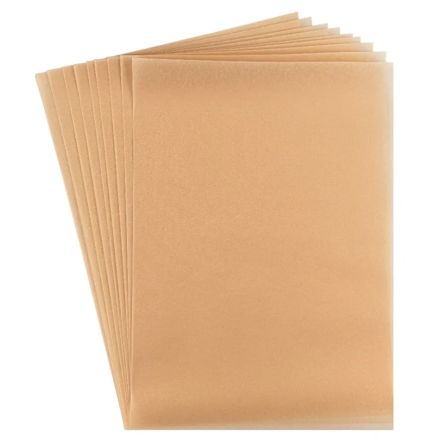 Transparentpapier, DIN A4, 100g/m², mit Goldschimmer, 10 Bogen