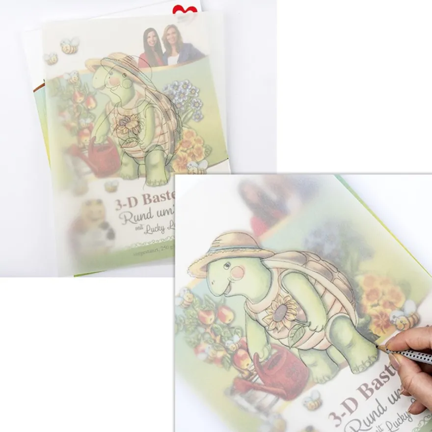 Transparentpapiere, DIN A4, 130 g/m², weiß, 20 Bogen