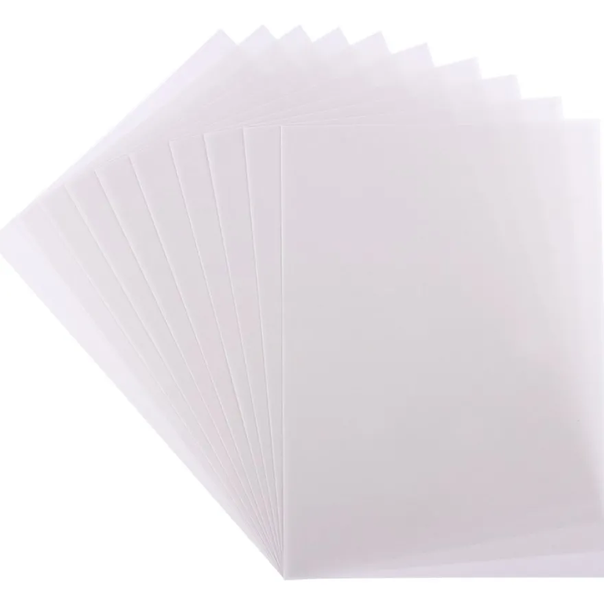 Transparentpapiere, DIN A4, 10 Stück, 170g/m², weiß