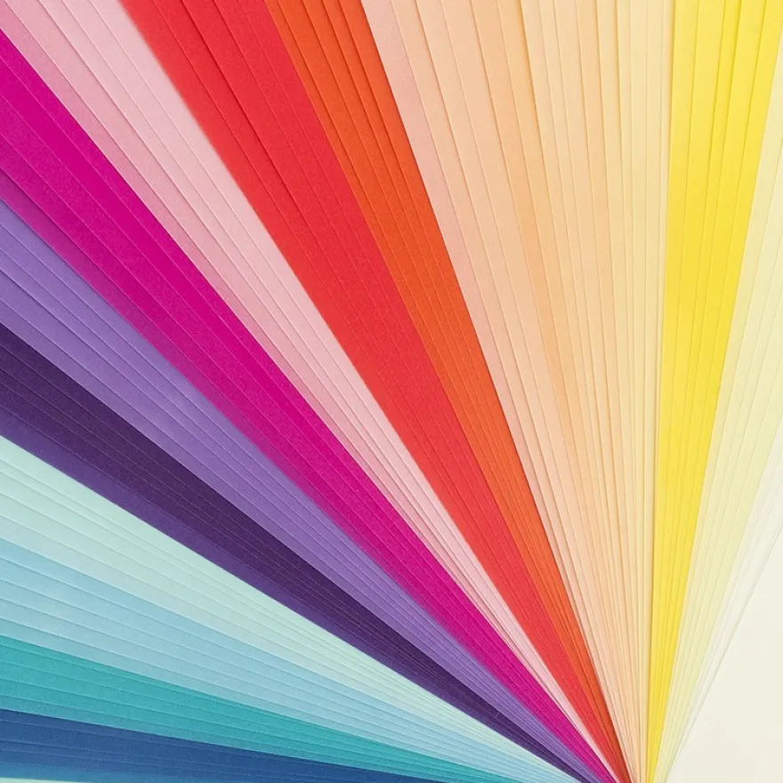 Transparentpapiere, DIN A4, 20 verschiedene Farben, 130g/m², 100 Stück