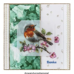 Transparentpapier mit Goldfolienveredelung, Sortierung 4, DIN A4, 10 Designs, weiß, 20 Bogen