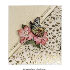 Transparentpapier mit Goldfolienveredelung, Sortierung 2, DIN A4, 10 Designs, weiß, 20 Bogen