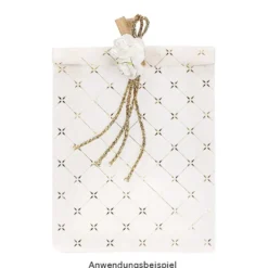 Transparentpapier mit Goldfolienveredelung, Sortierung 2, DIN A4, 10 Designs, weiß, 20 Bogen