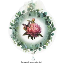Transparent-Sticker, Blütenträume, verschiedene Designs, 10cm x 30cm, 10 Bogen
