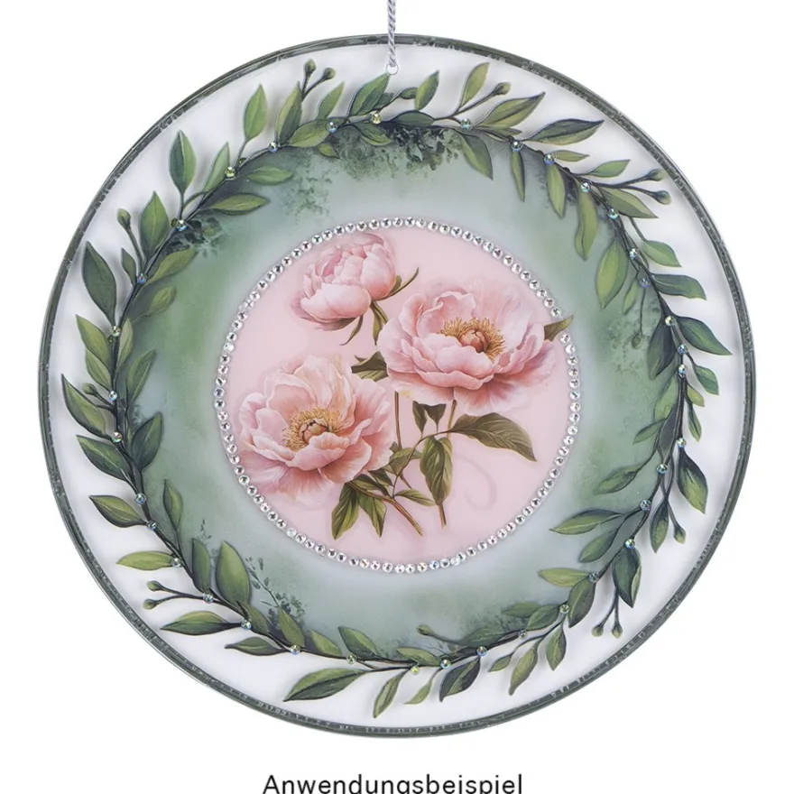 Transparent-Sticker, Blütenträume, verschiedene Designs, 10cm x 30cm, 10 Bogen