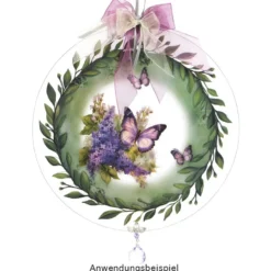 Transparent-Sticker, Blütenträume, verschiedene Designs, 10cm x 30cm, 10 Bogen