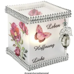 Transparent-Sticker, Blumen, 10cm x 30cm, 10 Bogen