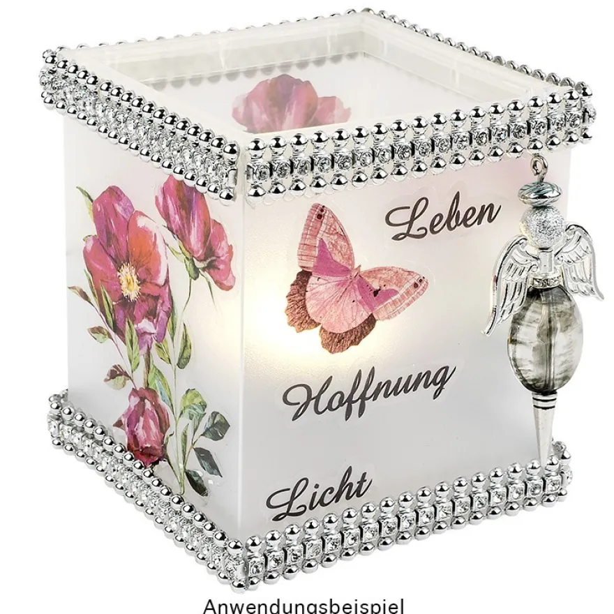 Transparent-Sticker, Blumen, 10cm x 30cm, 10 Bogen