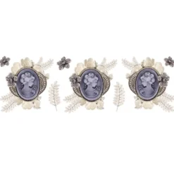 Transparent-Stickerbogen, Broschen, verschiedene Designs, 10cm x 30cm, 10 Bogen