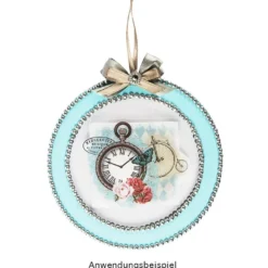 Transparent-Stickerbogen, Nostalgie, 10cm x 30cm, 10 Bogen