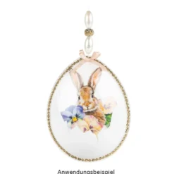 Transparent-Stickerbogen, Ostergrüße 2, verschiedene Designs, 10cm x 30cm, 10 Bogen