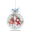 Transparent-Stickerbogen, Schneemänner, 10cm x 30cm, 10 Bogen