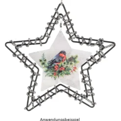 Transparent-Stickerbogen, Tiere im Winter, verschiedene Designs, 10cm x 30cm, 10 Bogen