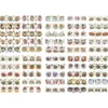 Transparent-Stickerbogen, Weihnachten, 10cm x 30cm, 50 Bogen