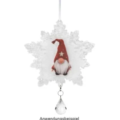 Transparent-Stickerbogen, Weihnachts-Wichtel, verschiedene Designs, 10cm x 30cm, 10 Bogen