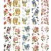 Transparent-Stickerbogen, Zauberhafte Elfen 2, verschiedene Designs, 10cm x 30cm, 10 Bogen