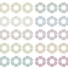 Transparent-Stickerbogen, Zierdeckchen, verschiedene Designs, 10cm x 30cm, 10 Bogen