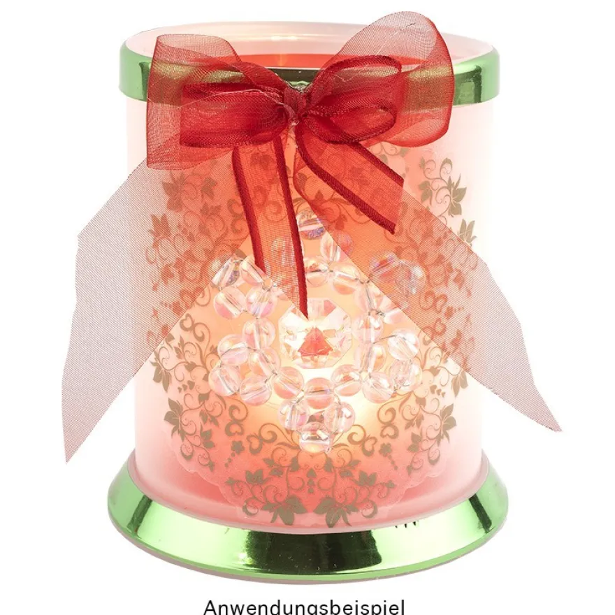 Transparent-Stickerbogen, Zierdeckchen, verschiedene Designs, 10cm x 30cm, 10 Bogen